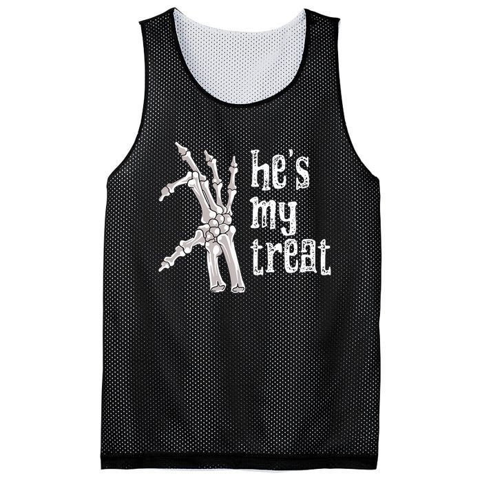 Skeleton Heart Halloween Matching Couples His And Hers Pjs Mesh Reversible Basketball Jersey Tank