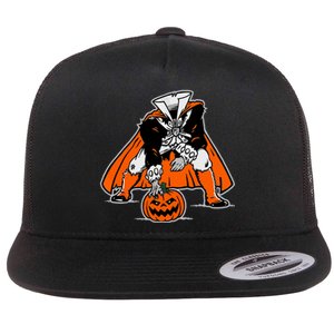 Stance Headless Horseman Pumpkin Halloween Flat Bill Trucker Hat