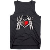 Skeleton Hand Heart Sign Bones Halloween Decoration Tank Top