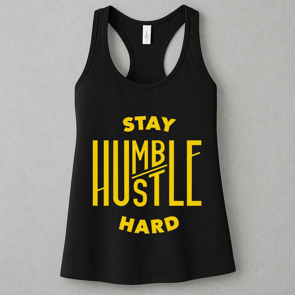 Stay Humble Hustle Hard Womens Tank Top