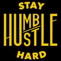 Stay Humble Hustle Hard Zip Tote Bag