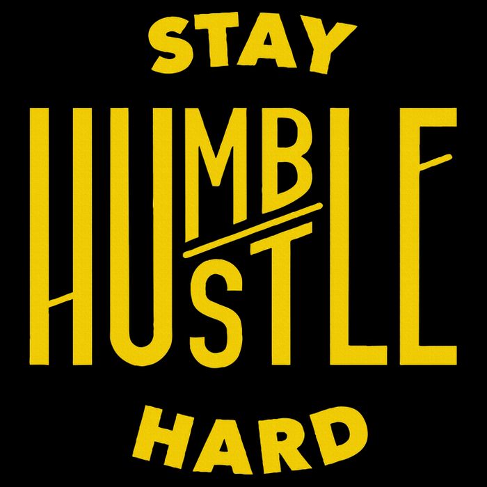Stay Humble Hustle Hard Zip Tote Bag