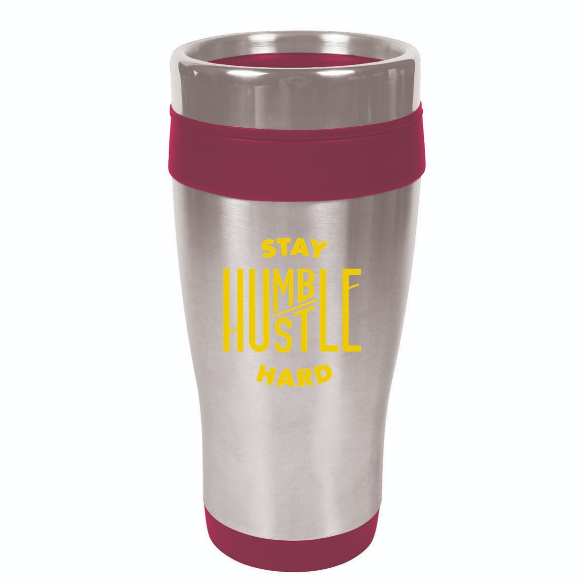 Stay Humble Hustle Hard 16oz Travel Tumbler
