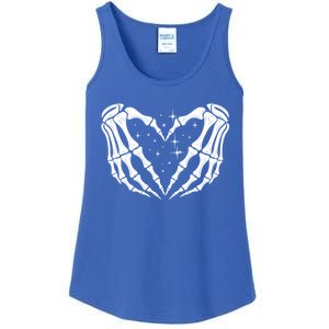 Skeleton Hands Heart Sign Retro Halloween Costume Wife Gift Ladies Essential Tank