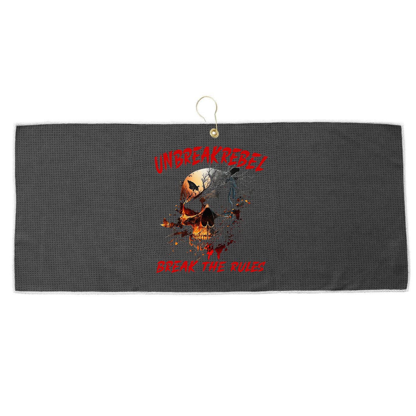Streetwear Hip Hop Rap Street Fashion Gangster Anarchy Large Microfiber Waffle Golf Towel