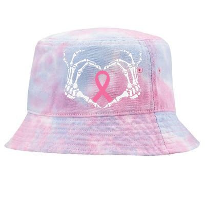 Skeleton Hands Holding Ribbon Halloween Costume Halloween Tie-Dyed Bucket Hat