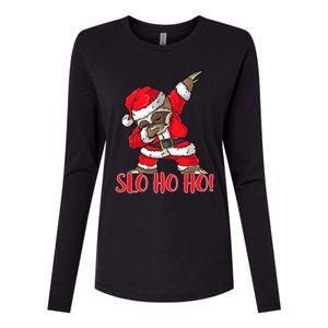 Slo Ho Ho Dabbing Santa Sloth Merry Slothmas Christmas Gift Womens Cotton Relaxed Long Sleeve T-Shirt