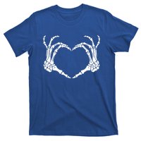 Skeleton Hand Heart Sign Bones Costume Halloween Party Gift T-Shirt