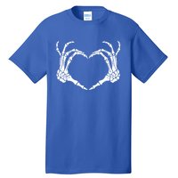 Skeleton Hand Heart Sign Bones Costume Halloween Party Gift Tall T-Shirt