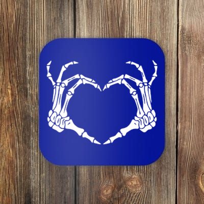 Skeleton Hand Heart Sign Bones Costume Halloween Party Gift Coaster