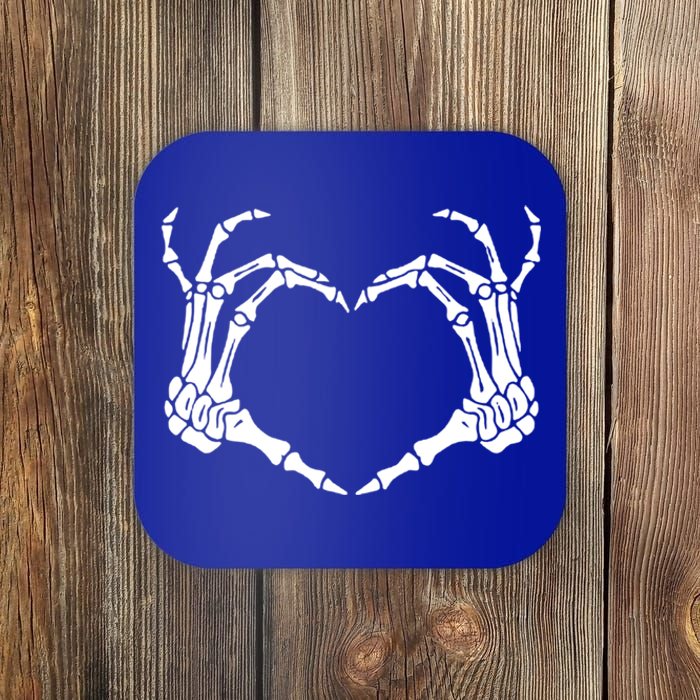 Skeleton Hand Heart Sign Bones Costume Halloween Party Gift Coaster