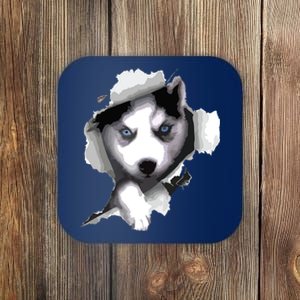 Siberian Husky Husky Dog Husky Lover Coaster