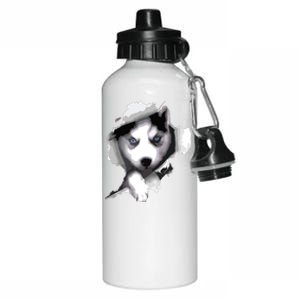 Siberian Husky Husky Dog Husky Lover Aluminum Water Bottle