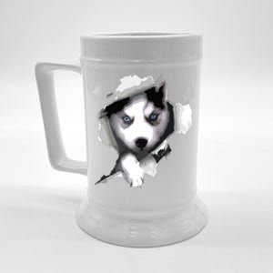 Siberian Husky Husky Dog Husky Lover Beer Stein