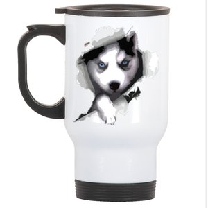 Siberian Husky Husky Dog Husky Lover Stainless Steel Travel Mug