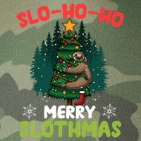 Slo Ho Ho Merry Slothmas Sloth Hugging Tree Merry Christmas Gift Legacy Tie Dye Trucker Hat