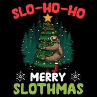 Slo Ho Ho Merry Slothmas Sloth Hugging Tree Merry Christmas Gift Sustainable Bucket Hat