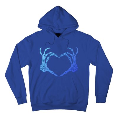 Skeleton Hand Heart Sign Bones Costume Halloween Party Great Gift Hoodie