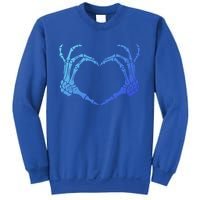 Skeleton Hand Heart Sign Bones Costume Halloween Party Great Gift Sweatshirt