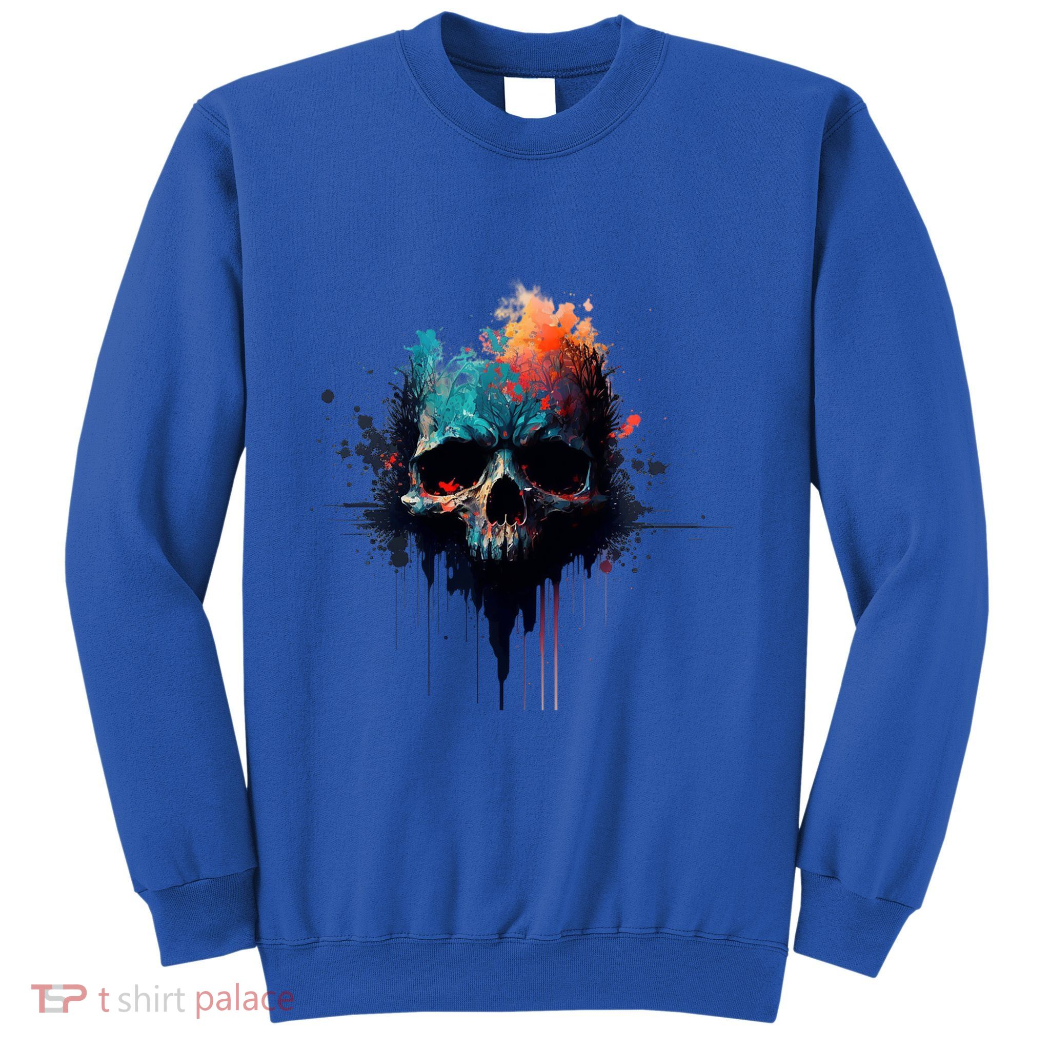 Scary Horror Halloween Skeleton Monster Skull Cute Gift Sweatshirt
