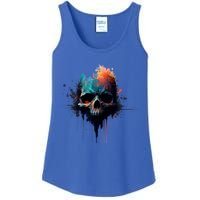 Scary Horror Halloween Skeleton Monster Skull Cute Gift Ladies Essential Tank