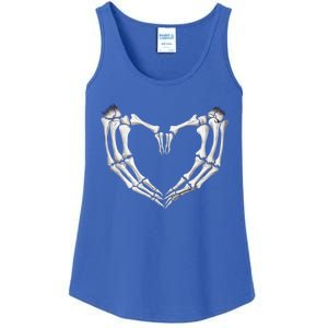 Skeleton Heart Hands Halloween Love Emo Goth Gothic Meaningful Gift Ladies Essential Tank