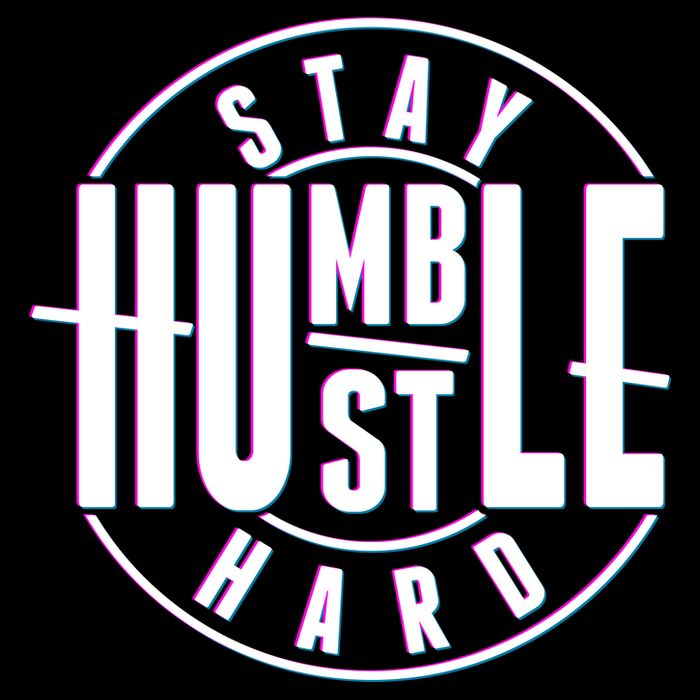 Stay Humble Hustle Hard Drawstring Bag