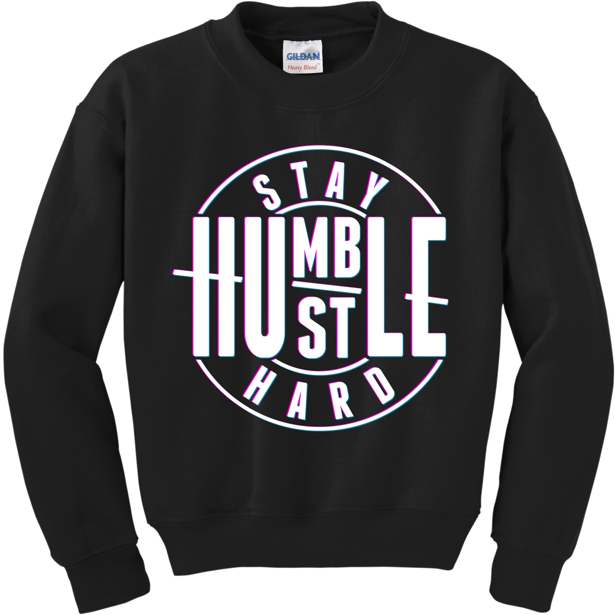 Stay Humble Hustle Hard Kids Sweatshirt