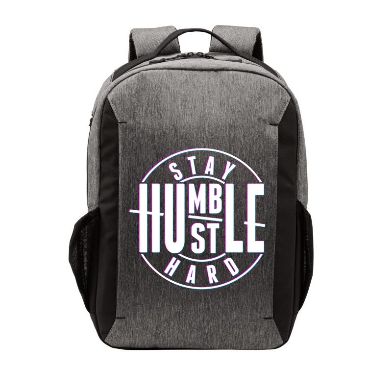 Stay Humble Hustle Hard Vector Backpack