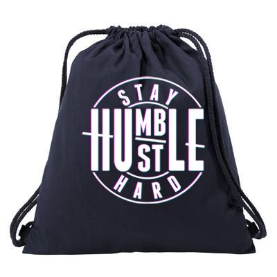 Stay Humble Hustle Hard Drawstring Bag