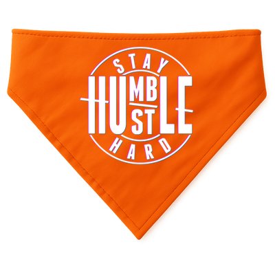 Stay Humble Hustle Hard USA-Made Doggie Bandana