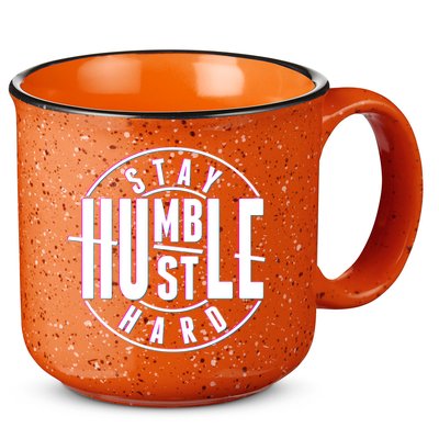 Stay Humble Hustle Hard 15oz Campfire Ceramic Mug