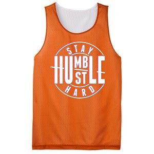 Stay Humble Hustle Hard Mesh Reversible Basketball Jersey Tank