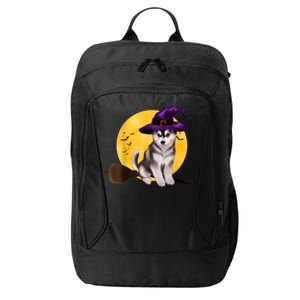 Siberian Husky Halloween Costume Shirt Boys Girls Dog City Backpack