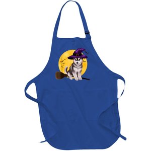 Siberian Husky Halloween Costume Shirt Boys Girls Dog Full-Length Apron With Pockets