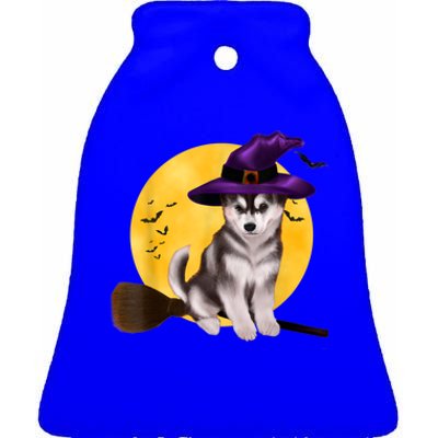 Siberian Husky Halloween Costume Shirt Boys Girls Dog Ceramic Bell Ornament