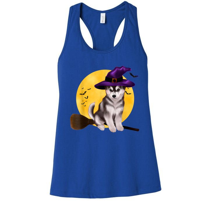 Siberian Husky Halloween Costume Shirt Boys Girls Dog Women's Racerback Tank