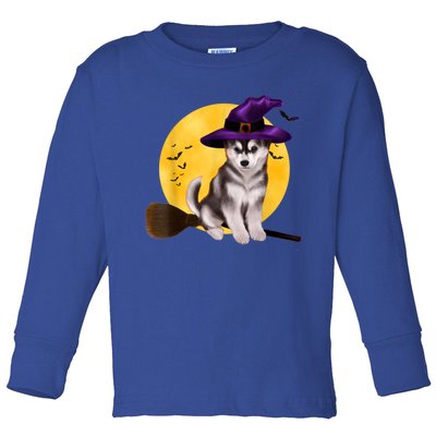 Siberian Husky Halloween Costume Shirt Boys Girls Dog Toddler Long Sleeve Shirt