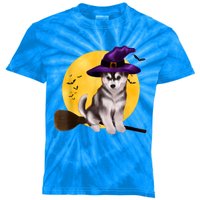 Siberian Husky Halloween Costume Shirt Boys Girls Dog Kids Tie-Dye T-Shirt