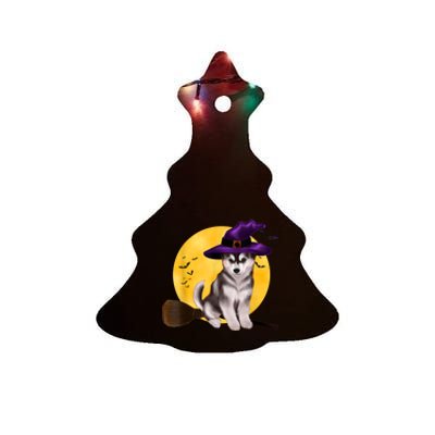 Siberian Husky Halloween Costume Shirt Boys Girls Dog Ceramic Tree Ornament