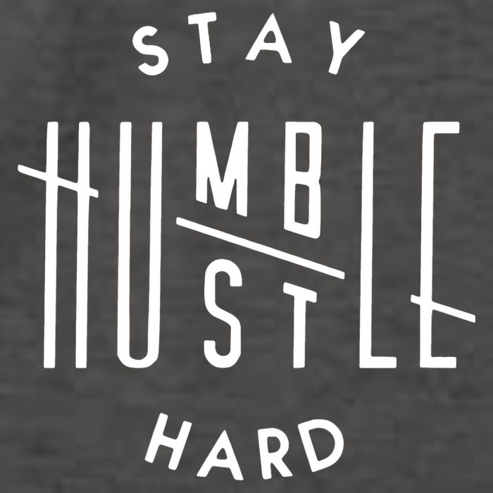 Stay Humble Hustle Hard Vector Backpack