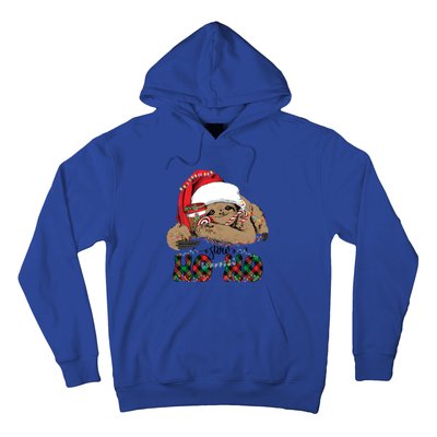 Slow Ho Ho Merry Slothmas Christmas Vibes Xmas YAll Gift Hoodie