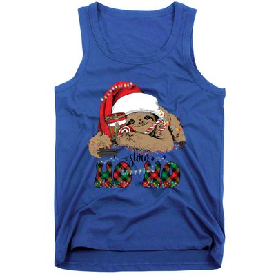 Slow Ho Ho Merry Slothmas Christmas Vibes Xmas YAll Gift Tank Top