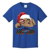 Slow Ho Ho Merry Slothmas Christmas Vibes Xmas YAll Gift Kids T-Shirt