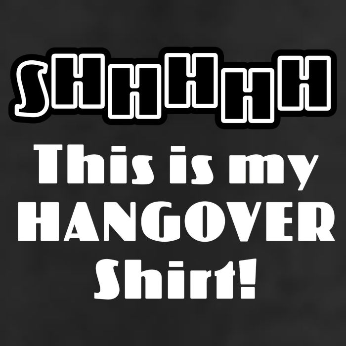 Shhh This Is My Hangover Shirt 7 Panel Mesh Trucker Snapback Hat