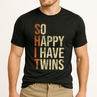 So Happy I Have Twins Twin Dad Father Mother Of Twins Performance Shirt