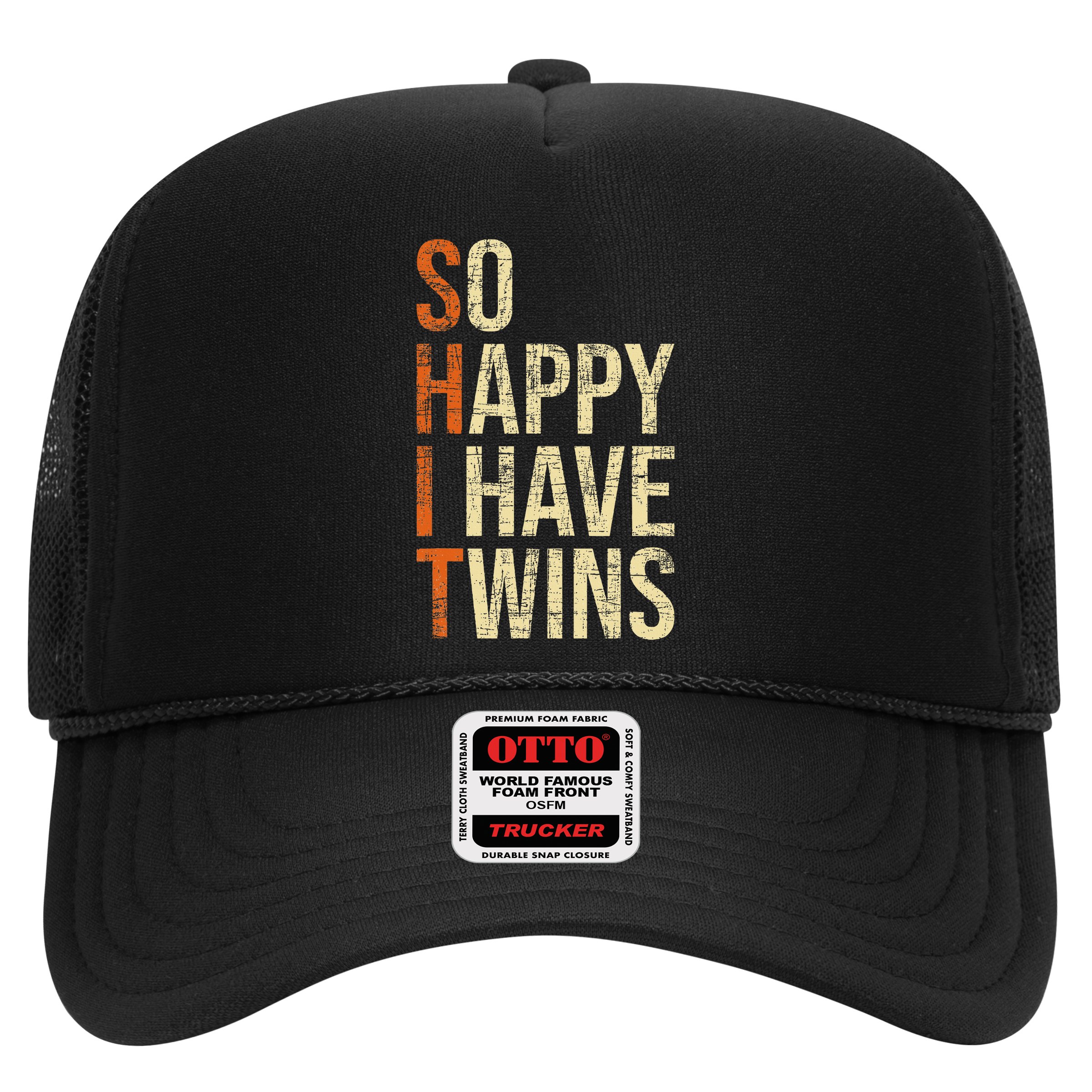 So Happy I Have Twins Twin Dad Father Mother Of Twins Hat