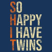 So Happy I Have Twins Twin Dad Father Mother Of Twins Infant Baby Jersey Bodysuit
