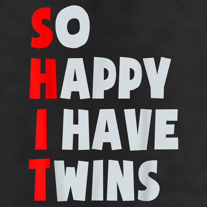 So Happy I Have Twins Funny Parent Twin Mom Dad Mothers Day Golf Towel