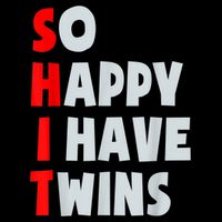 So Happy I Have Twins Funny Parent Twin Mom Dad Mothers Day Visor